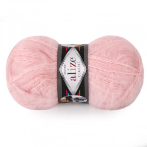 271 Пряжа Alize Mohair Classic New рожевий