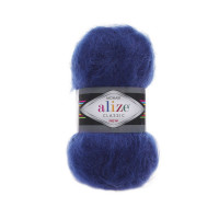 409 Пряжа Alize Mohair Classic New індиго