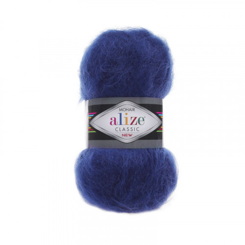 409 Пряжа Alize Mohair Classic New індиго