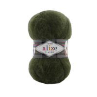 620 Пряжа Alize Mohair Classic New зелений