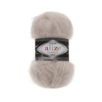 67 Пряжа Alize Mohair Classic New молочно-бежевий