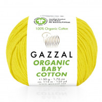 420 Пряжа Gazzal Organic Baby Cotton жовтий
