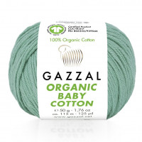 422 Пряжа Gazzal Organic Baby Cottonментол