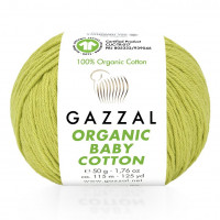 426 Пряжа Gazzal Organic Baby Cotton фісташка