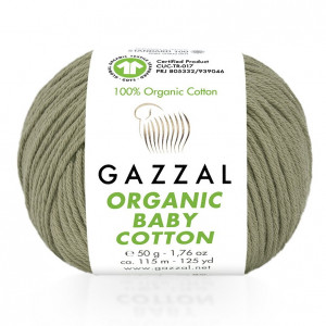 431 Пряжа Gazzal Organic Baby Cotton олівка