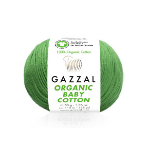 440 Пряжа Gazzal Organic Baby Cotton розмарин