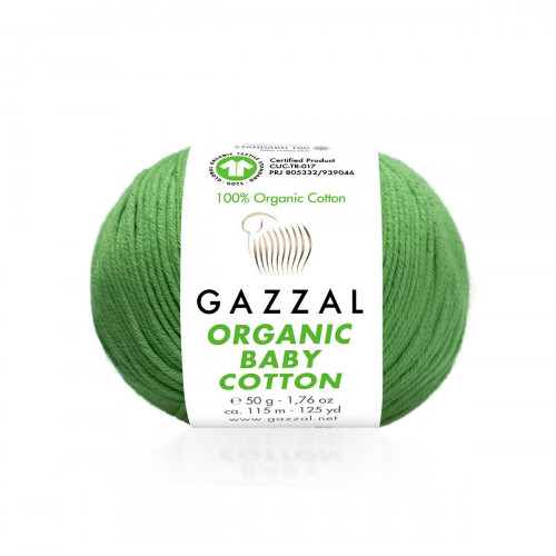 440 Пряжа Gazzal Organic Baby Cotton розмарин