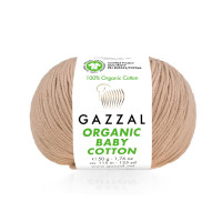 441 Пряжа Gazzal Organic Baby Cotton пудра