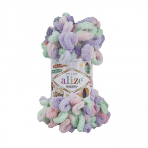 5938 Пряжа Alize Puffy Color
