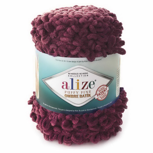 7276 Пряжа Alize Puffy Fine Ombre Batik