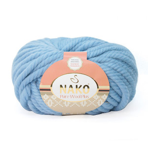 1579 Пряжа Nako Pure Wool Plus