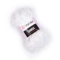 01 Пряжа YarnArt Samba (Травка) білий