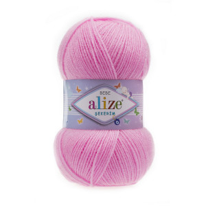 191 Пряжа Alize Sekerim Bebe рожевий
