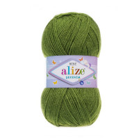 210 Пряжа Alize Sekerim Bebe зелений