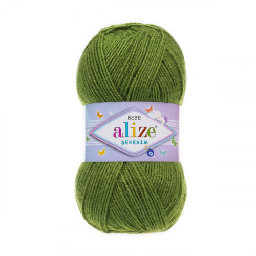 210 Пряжа Alize Sekerim Bebe зелений