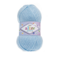 40 Пряжа Alize Sekerim Bebe блакитний