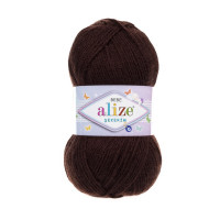 493 Пряжа Alize Sekerim Bebe каштановий