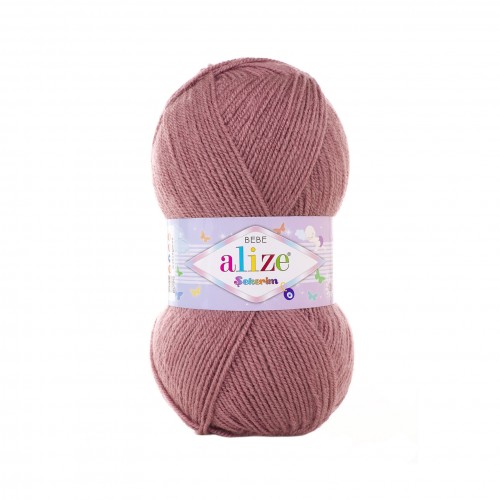 624 Пряжа Alize Sekerim Bebe троянда