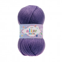 851 Пряжа Alize Sekerim Bebe фіолетовий