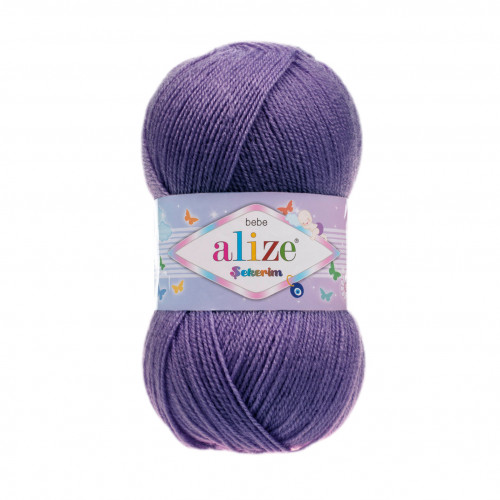 851 Пряжа Alize Sekerim Bebe фіолетовий
