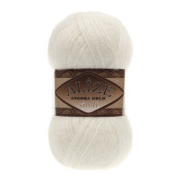 450 Пряжа Alize Angora Gold Simli перловий