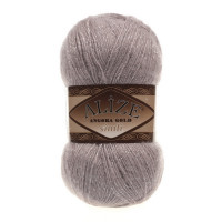 163 Пряжа Alize Angora Gold Simli сіра троянда
