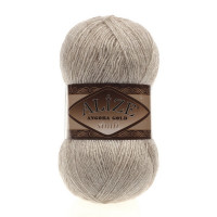 152 Пряжа Alize Angora Gold Simli бежевий меланж