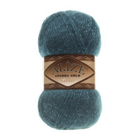17 Пряжа Alize Angora Gold Simli петроль