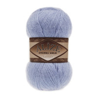 40 Пряжа Alize Angora Gold Simli блакитний