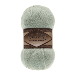 515 Пряжа Alize Angora Gold Simli мигдаль