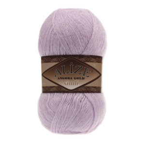 27 Пряжа Alize Angora Gold Simli фіолетовий