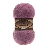 28 Пряжа Alize Angora Gold Simli троянда