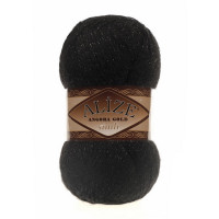 60 Пряжа Alize Angora Gold Simli чорний