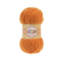 6 Пряжа Alize Softy оранж
