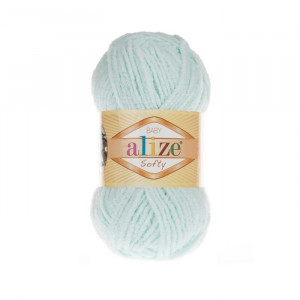 15 Пряжа Alize Softy водяна зелень