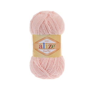 340 Пряжа Alize Softy пудра