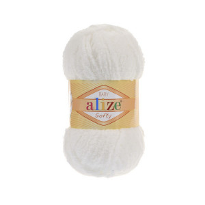 450 Пряжа Alize Softy перловий