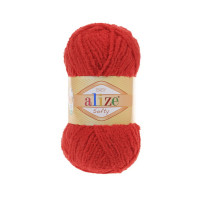 56 Пряжа Alize Softy червоний