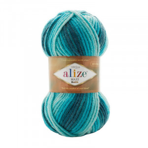 7801 Пряжа Alize Superlana Maxi Batik
