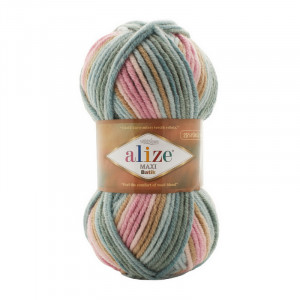 7803 Пряжа Alize Superlana Maxi Batik