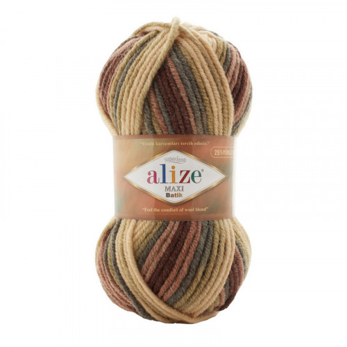 7804 Пряжа Alize Superlana Maxi Batik