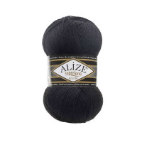 60 Пряжа Alize Superlana Klasik чорний
