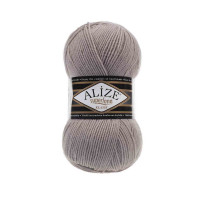 652 Пряжа Alize Superlana Klasik попелястий