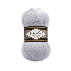 698 Пряжа Alize Superlana Klasik місячний камінь