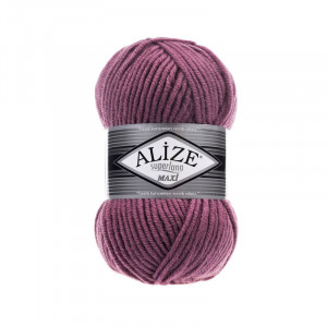440 Пряжа Alize Superlana Maxi темна троянда