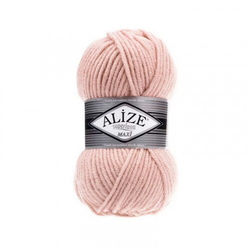 523 Пряжа Alize Superlana Maxi рожевий