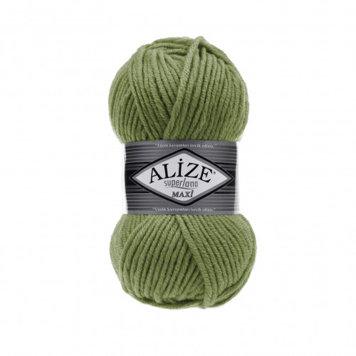620 Пряжа Alize Superlana Maxi оливковий