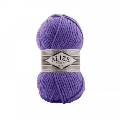 851 Пряжа Alize Superlana Maxi фіолетовий