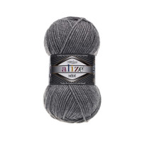 21 Пряжа Alize Superlana Midi сірий