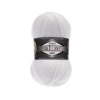 55 Пряжа Alize Superlana Midi білий